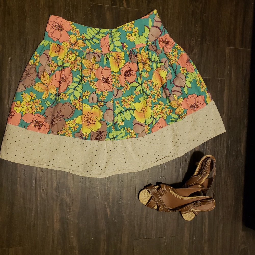 Fun floral skirt